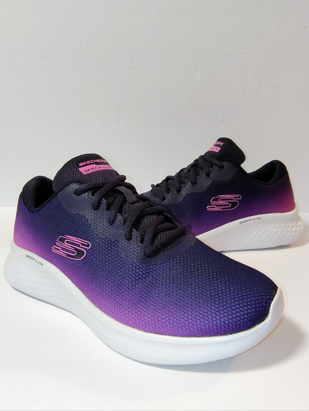 Skechers Women's Fade Out Skech-Lite Pro Walking Lace-up Athletic Sneakers 8.5 - Picture 6 of 14
